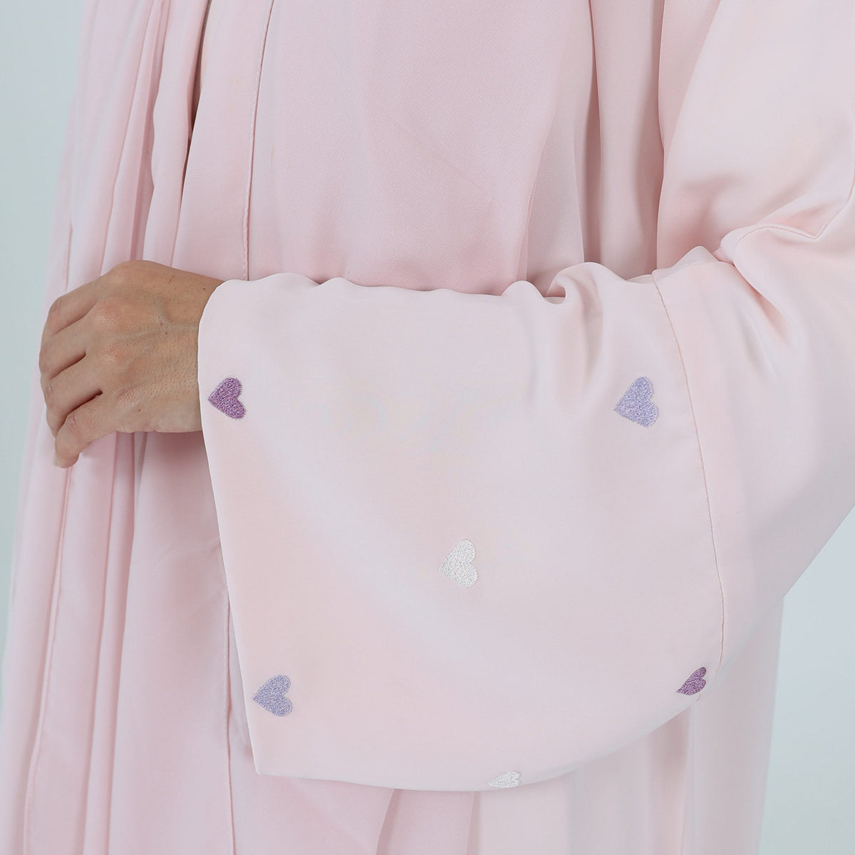 Dubai Love Embroidered Elegant Cardigan Robe - Meesal