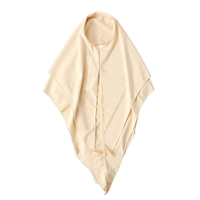 Girls Spring And Autumn Models Arab Clothing Muslim Long-Sleeved Flower Dress And Headscarf - Meesal