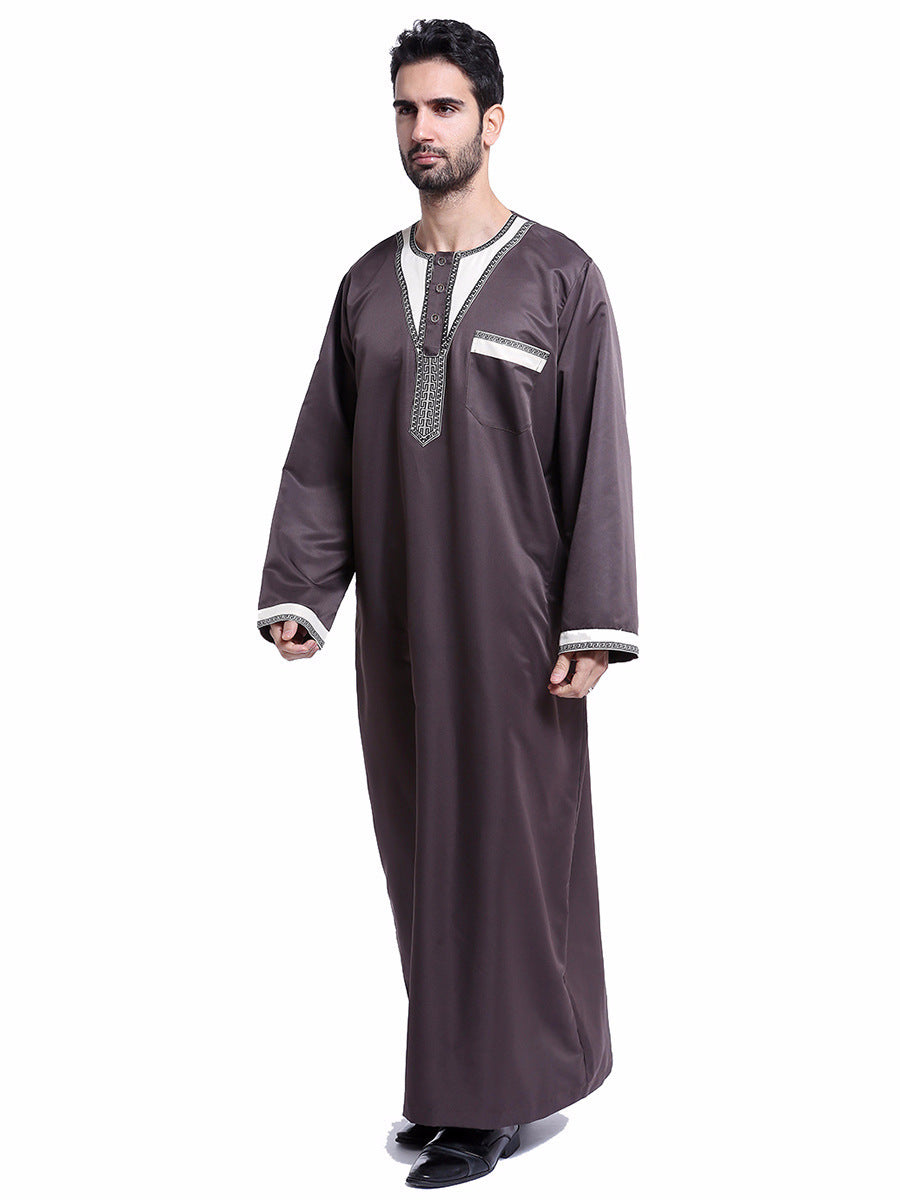 Muslim Arab Middle Eastern Men's Robe - Meesal
