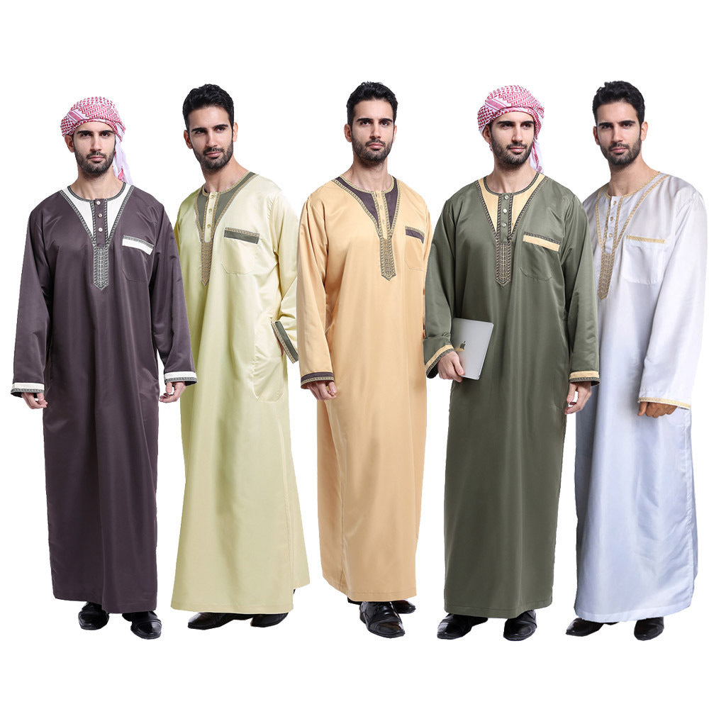 Muslim Arab Middle Eastern Men's Robe - Meesal
