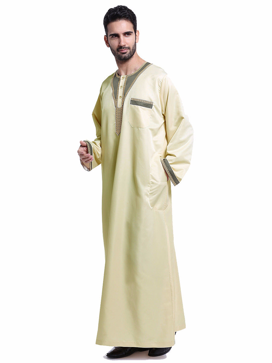 Muslim Arab Middle Eastern Men's Robe - Meesal