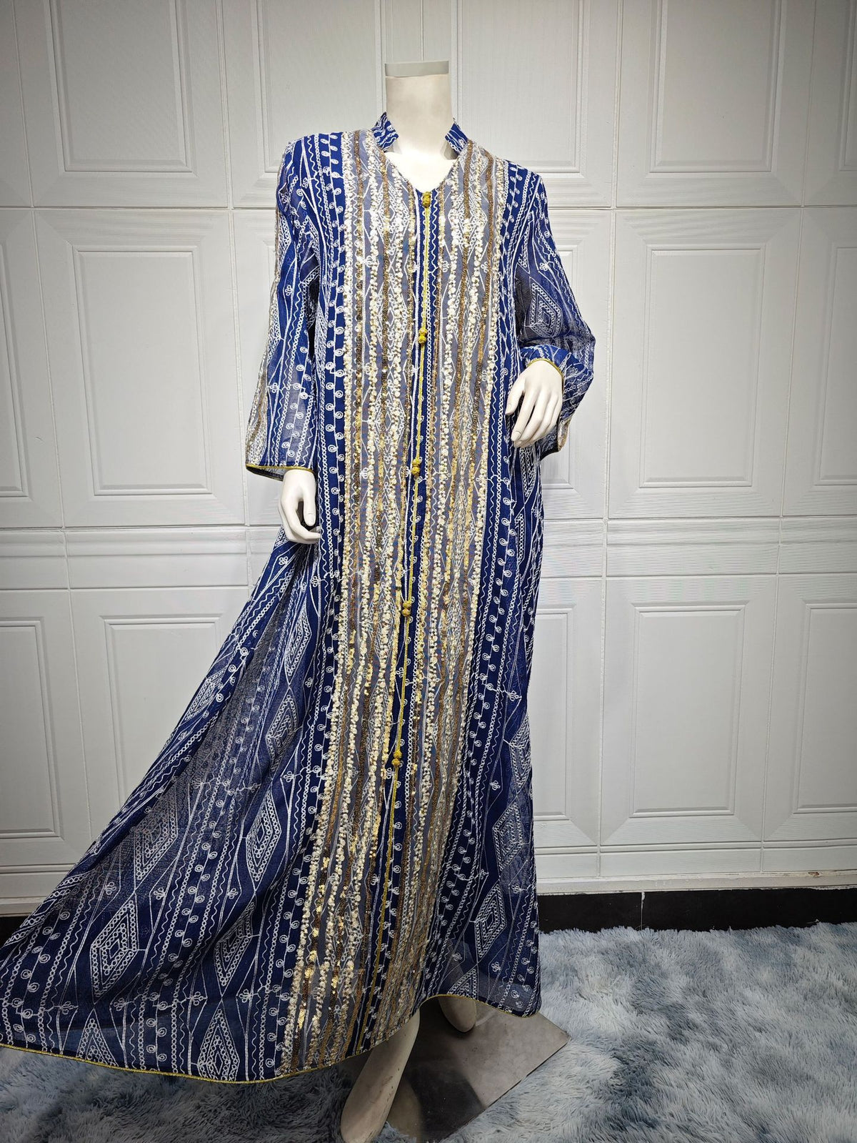 Women's Fashion Dress Dubai Robe - Meesal