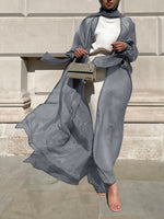 Puff Sleeve Cardigan Summer European And American Dubai Elegant Coat - Meesal