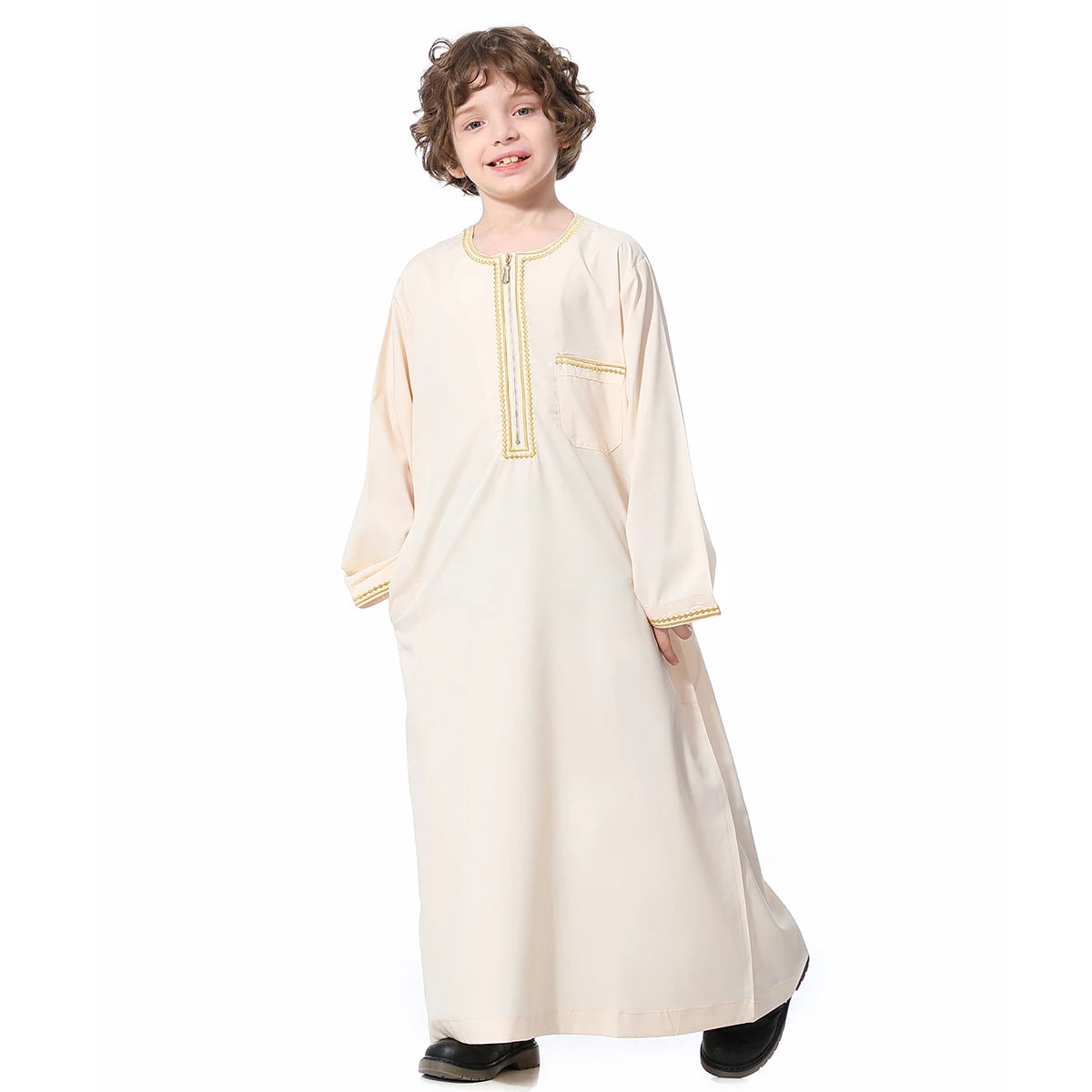 Lightweight Kids' Jubba Thobe - Meesal