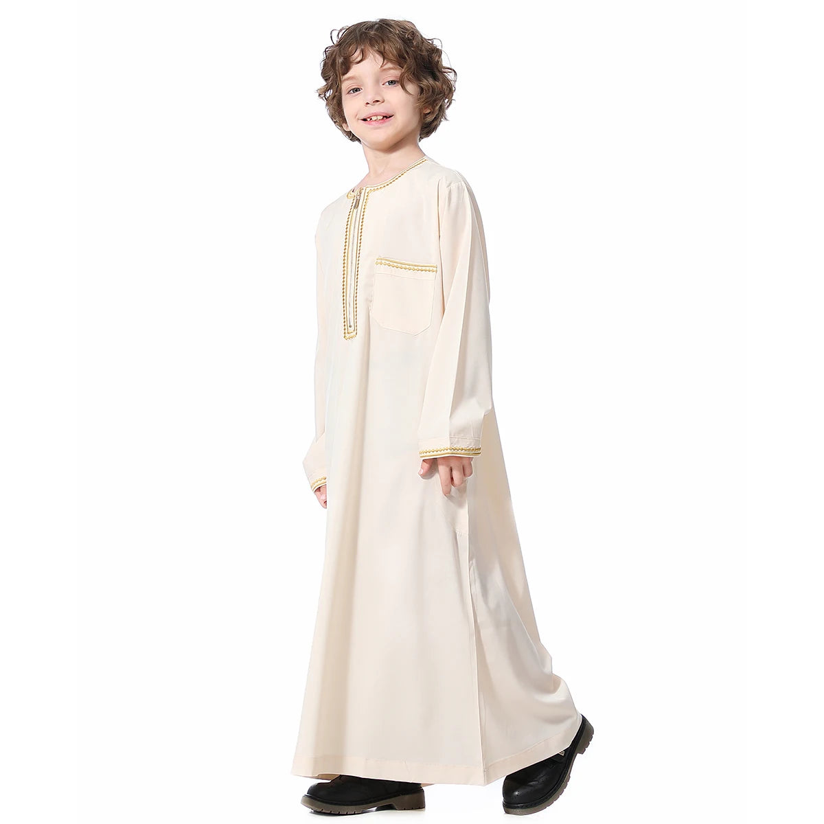 Lightweight Kids' Jubba Thobe - Meesal