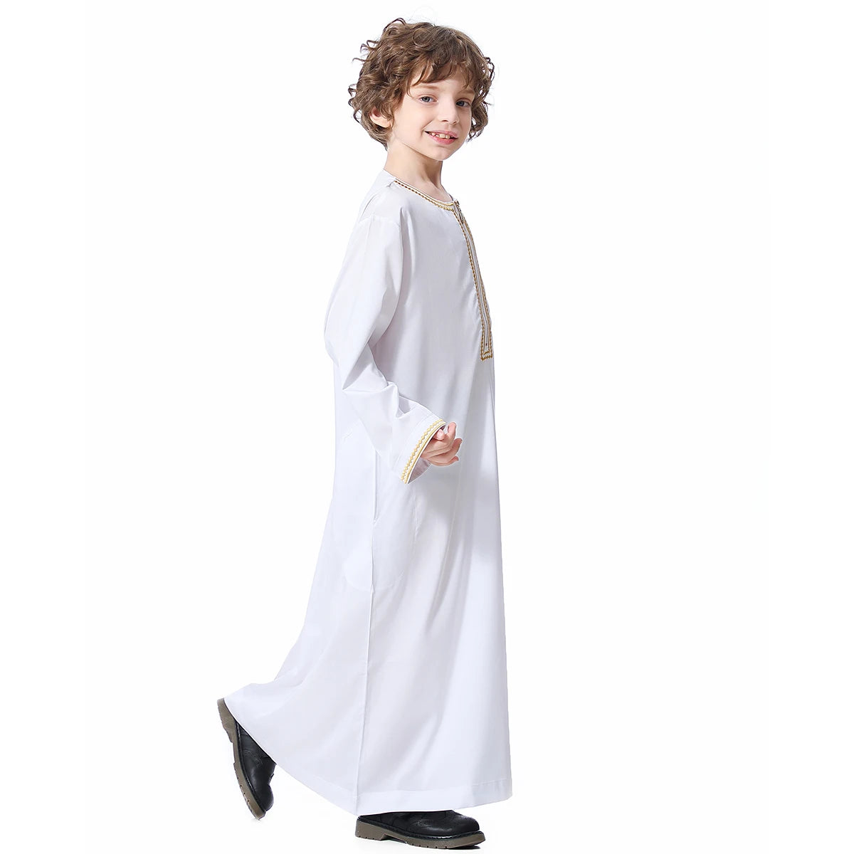 Lightweight Kids' Jubba Thobe - Meesal