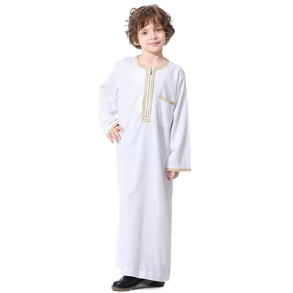 Lightweight Kids' Jubba Thobe - Meesal