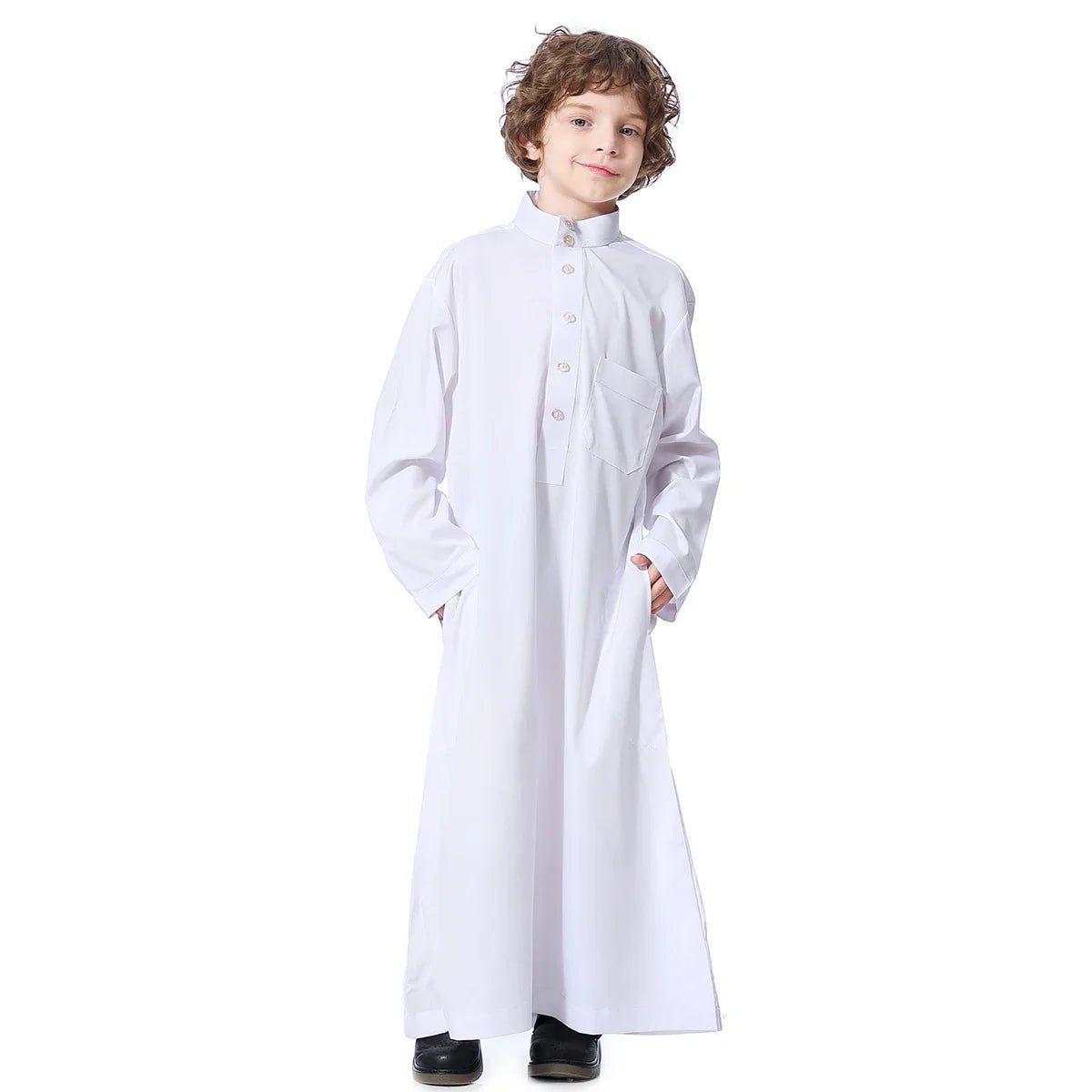 Lightweight Kids' Jubba Thobe - Meesal