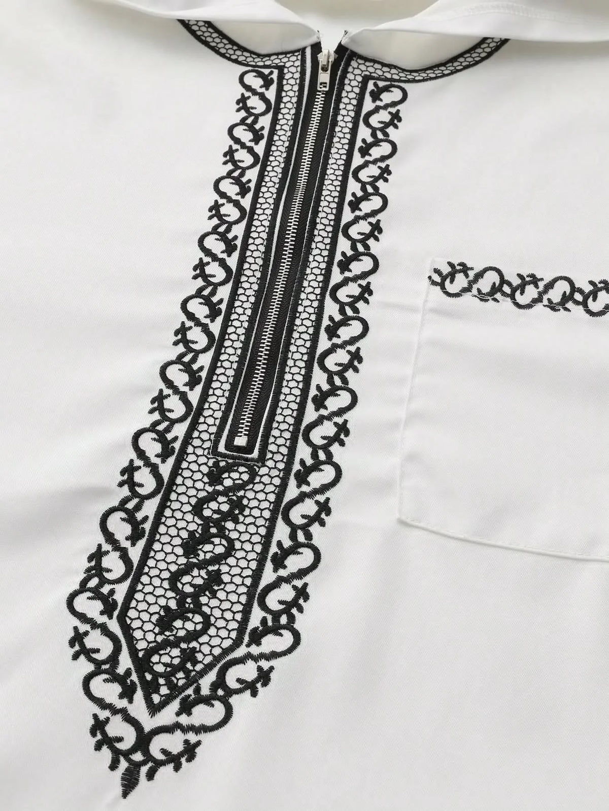 Moroccan Hooded Long Robe - Meesal