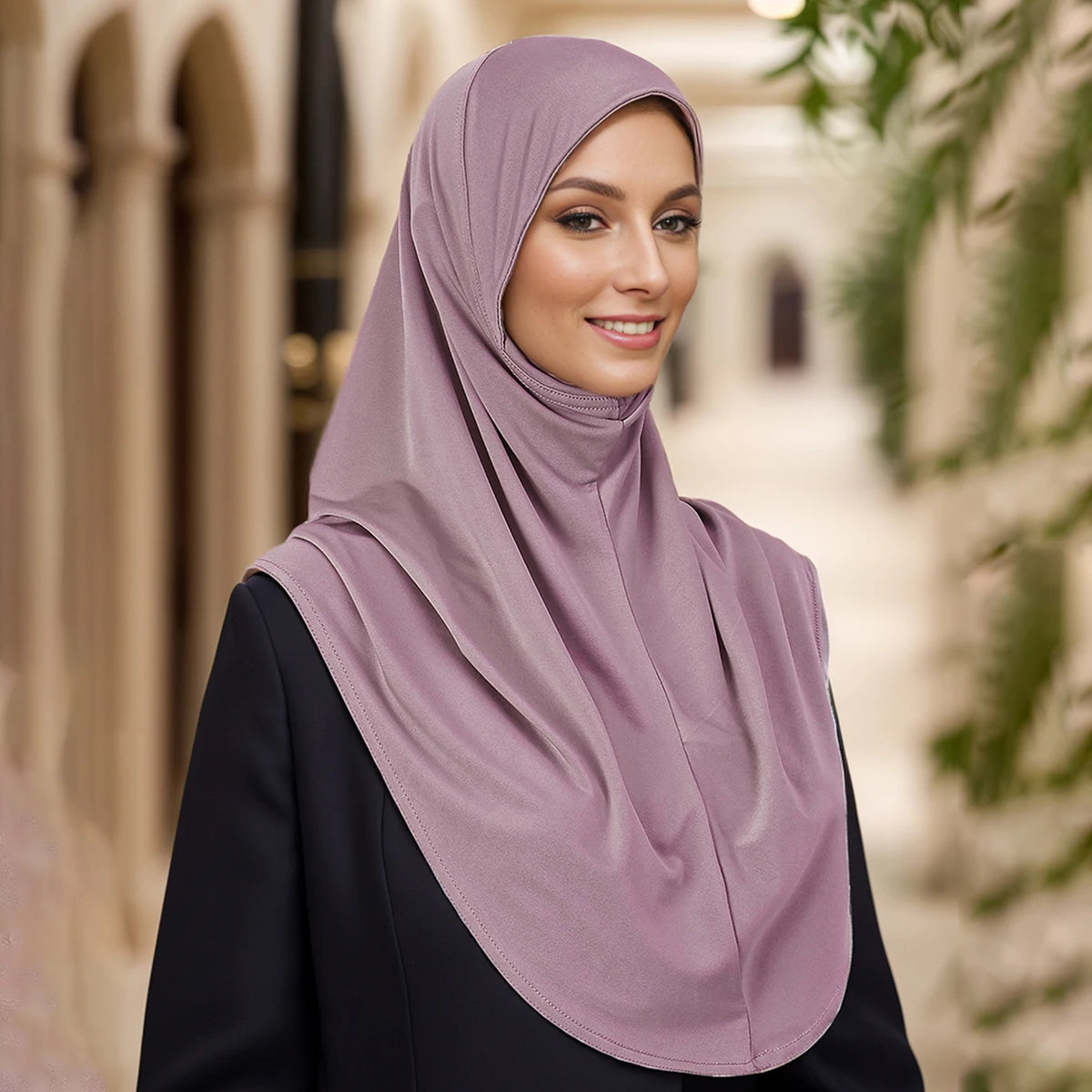 Solid Colour Turban Headscarf - Meesal