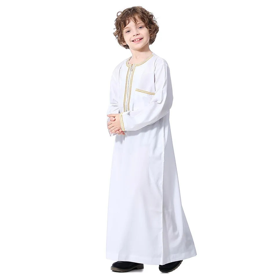 Summer Muslim Kids Robe - Meesal