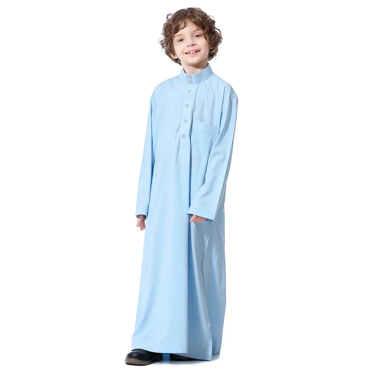 Lightweight Kids' Jubba Thobe - Meesal