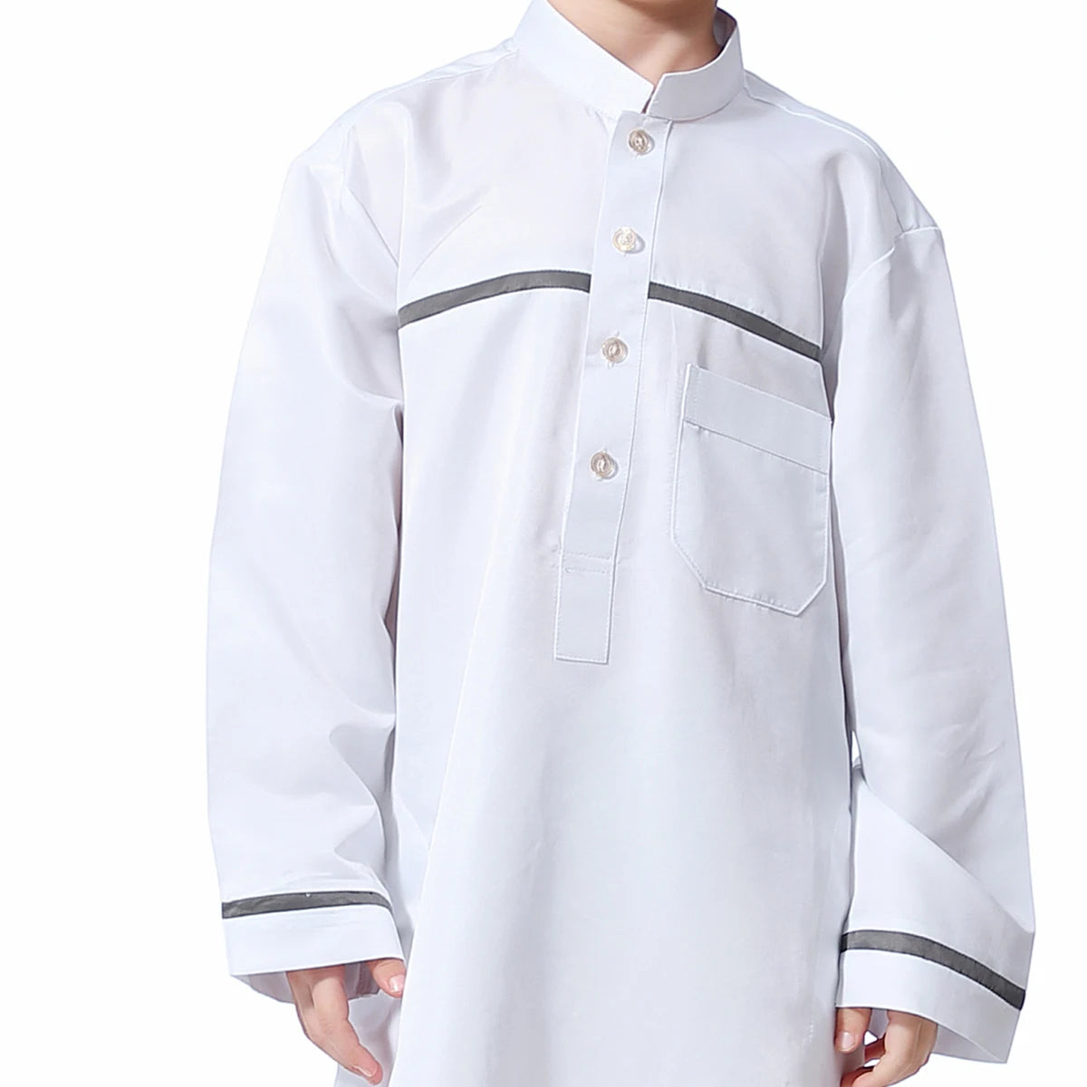 Lightweight Kids' Jubba Thobe - Meesal