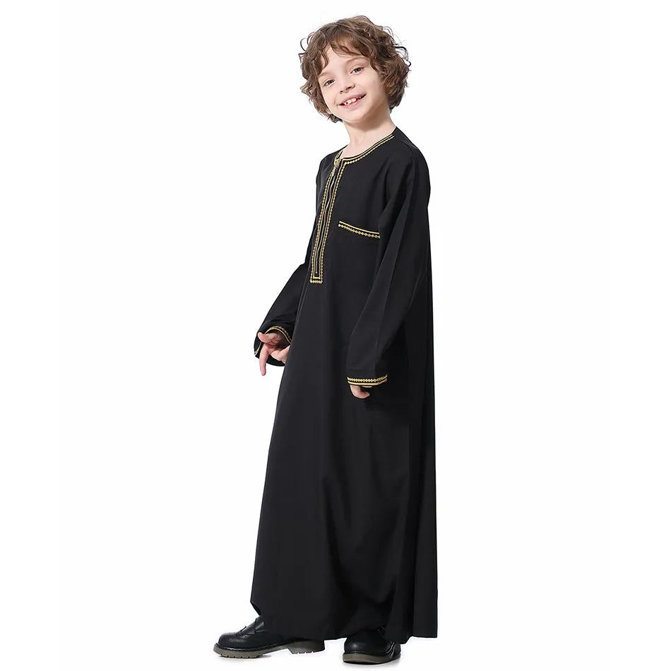 Summer Muslim Kids Robe - Meesal