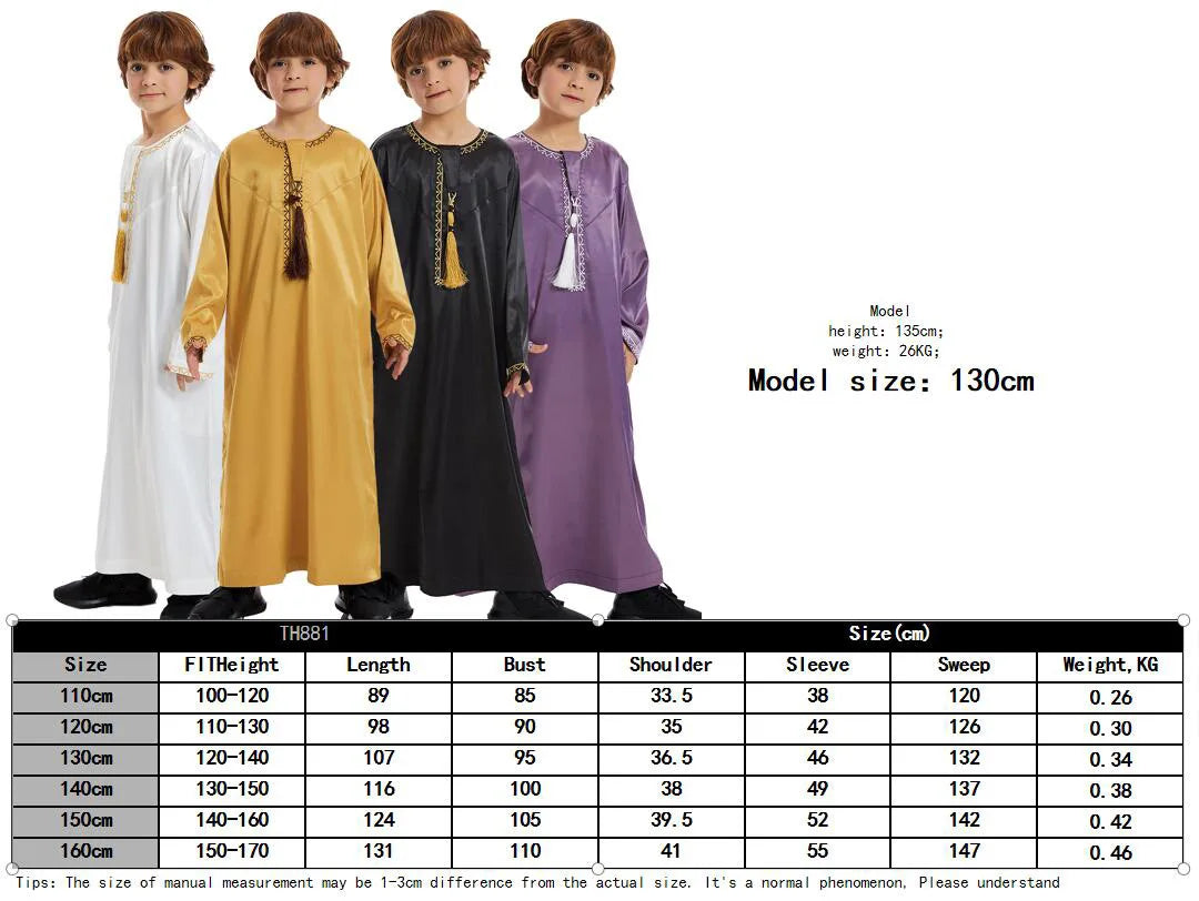 Kaftan Kids Islam Long Robe - Meesal