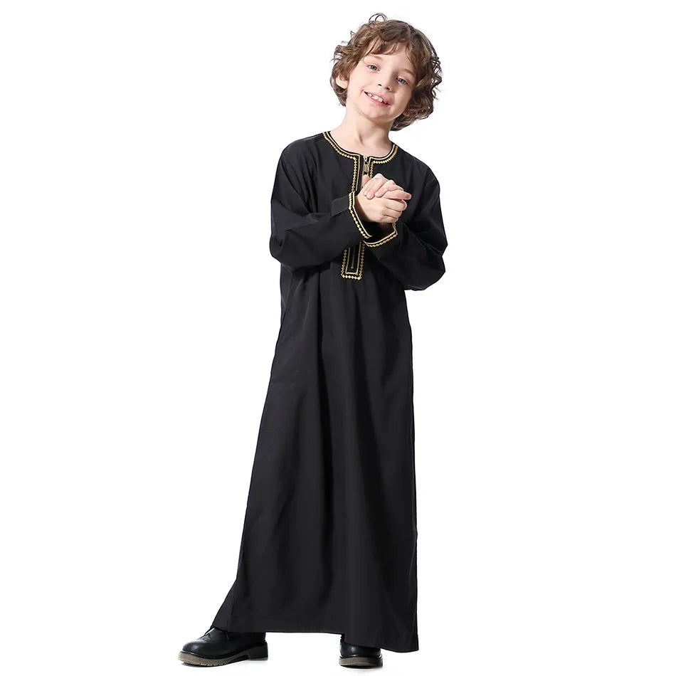 Summer Muslim Kids Robe - Meesal