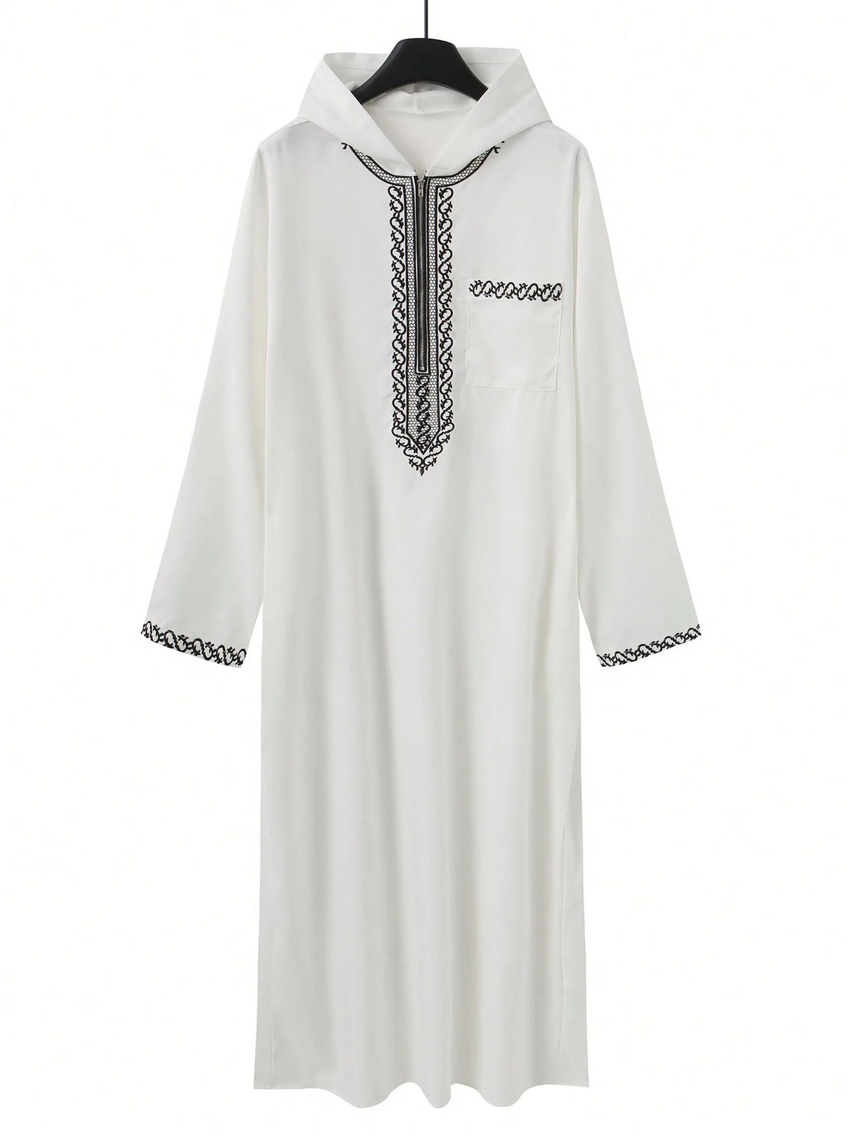 Moroccan Hooded Long Robe - Meesal