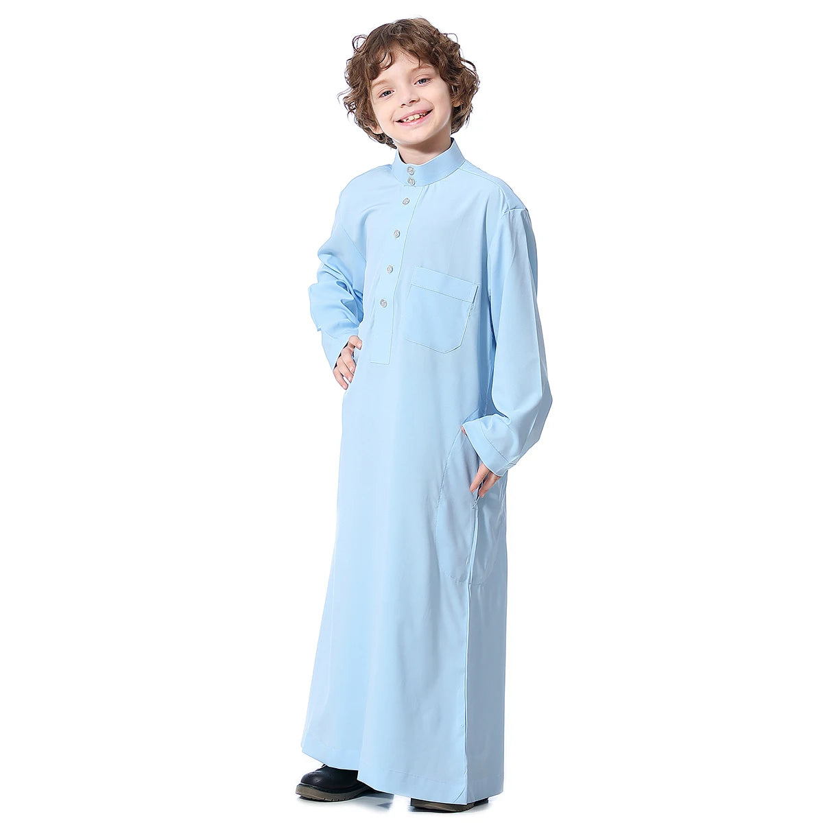 Lightweight Kids' Jubba Thobe - Meesal