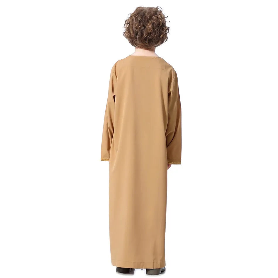 Summer Muslim Kids Robe - Meesal