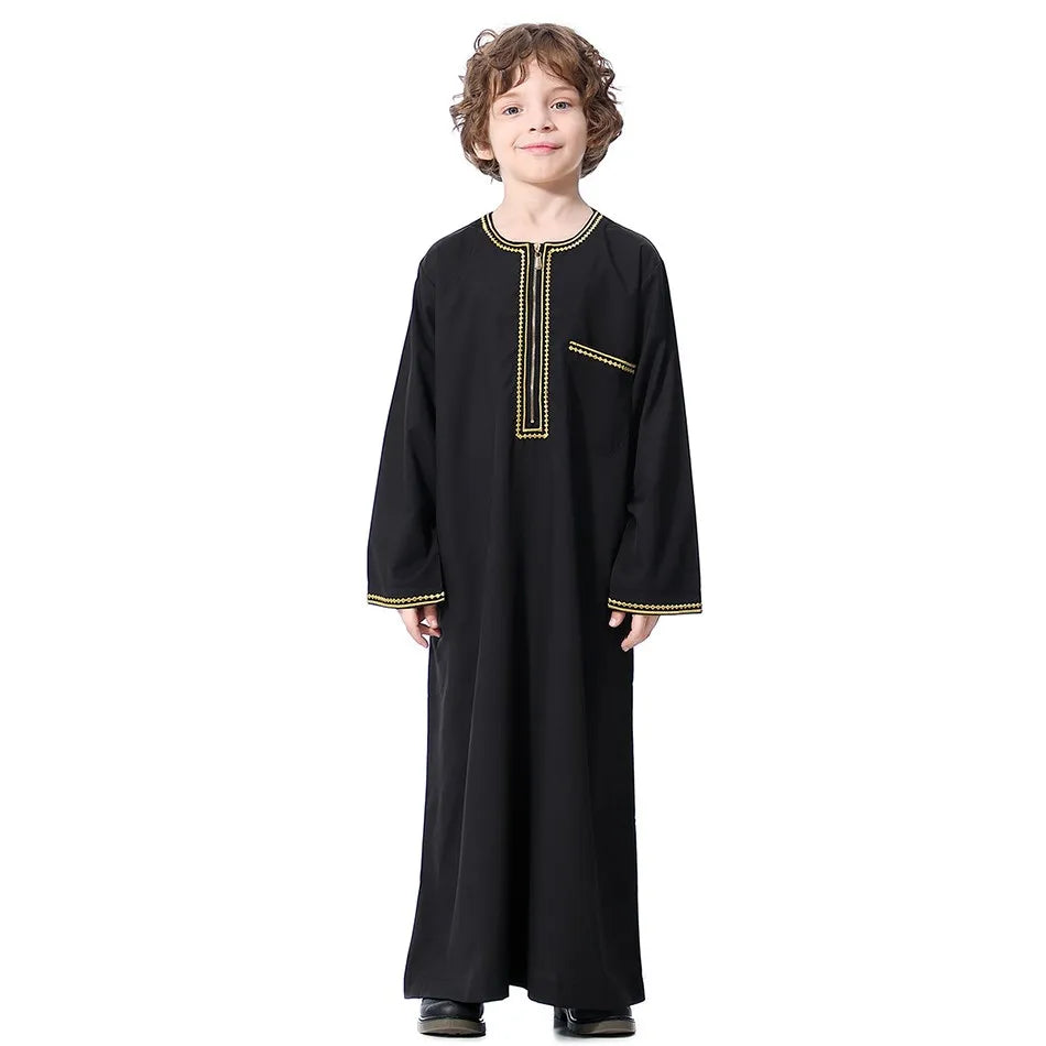 Summer Muslim Kids Robe - Meesal
