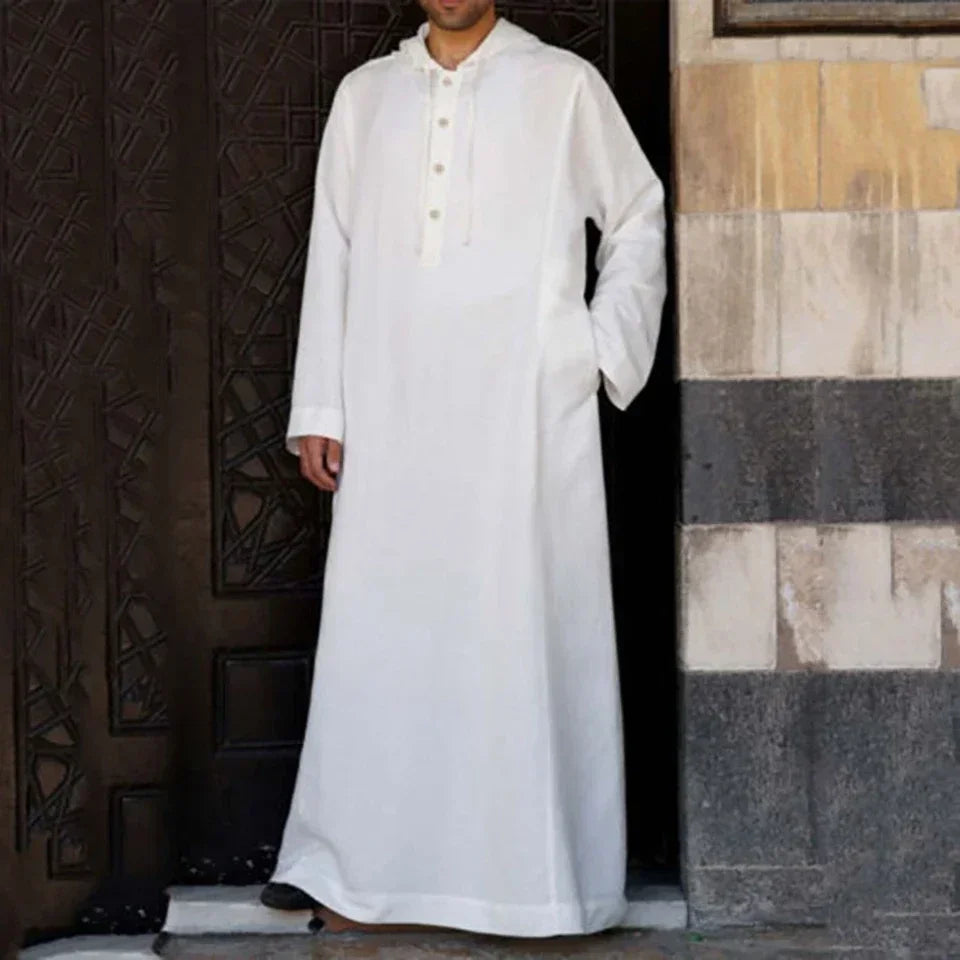 Kaftan Hooded Long Thobe - Meesal