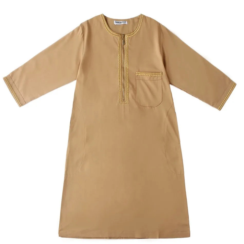 Summer Muslim Kids Robe - Meesal