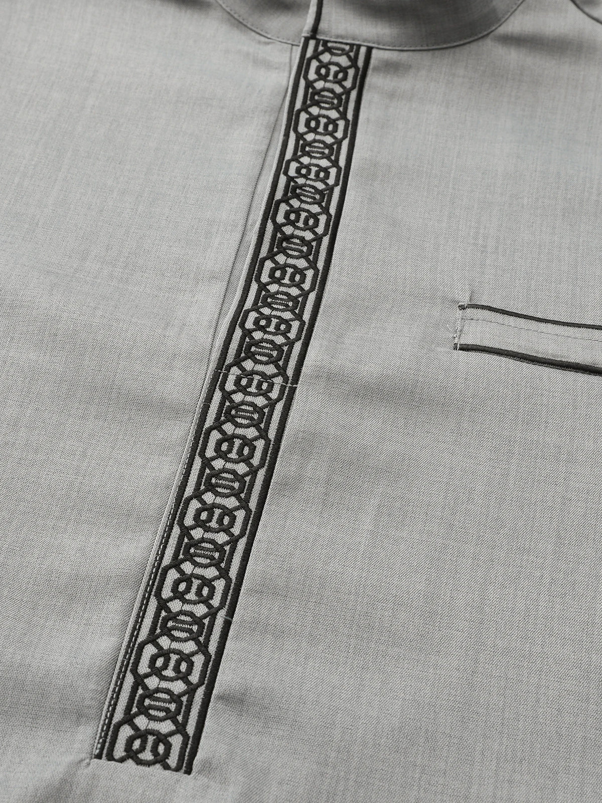 Stand collar thobe - Meesal