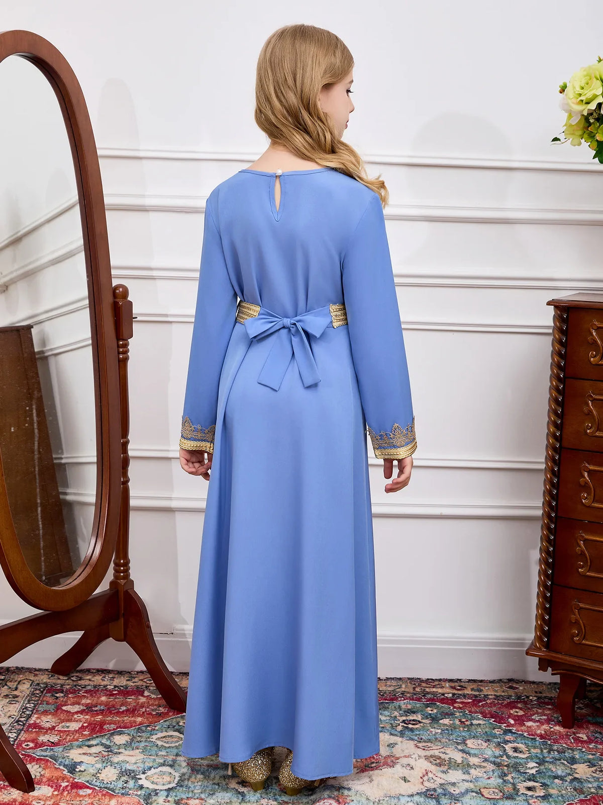 Muslim Kid Girls Dress - Meesal