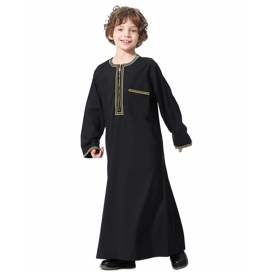 Summer Muslim Kids Robe - Meesal