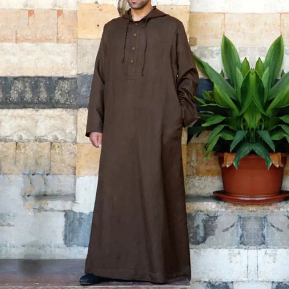 Kaftan Hooded Long Thobe - Meesal
