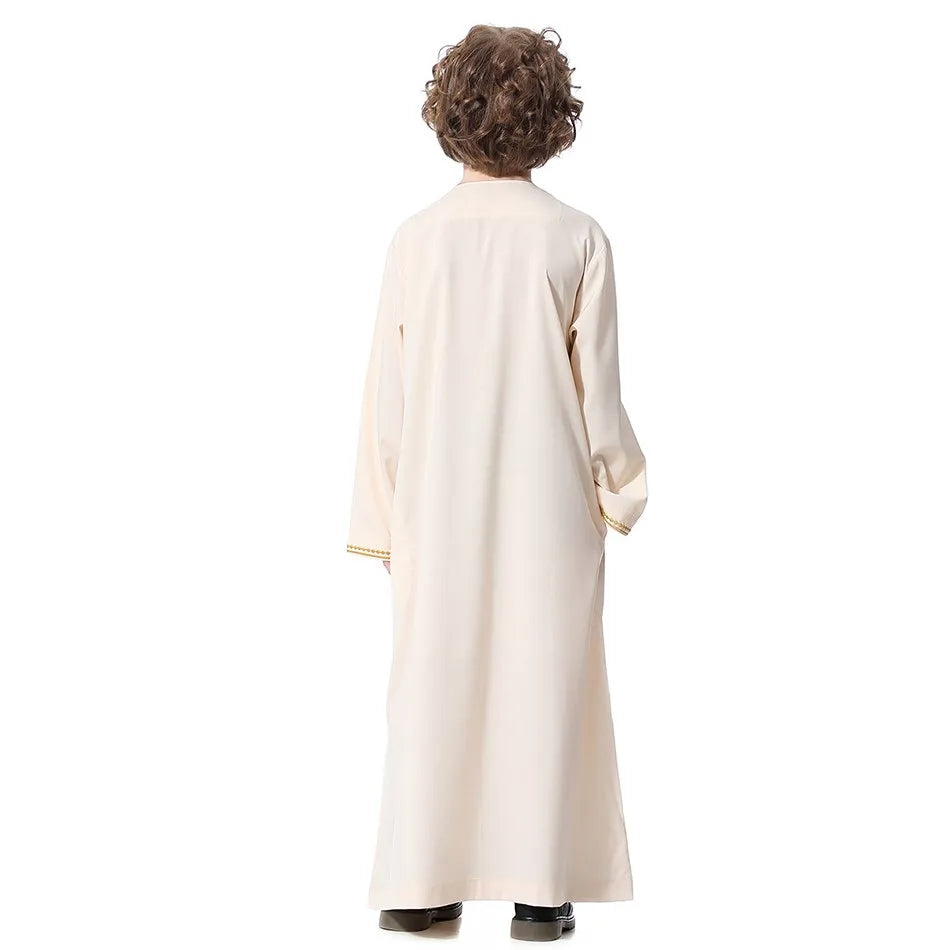 Summer Muslim Kids Robe - Meesal