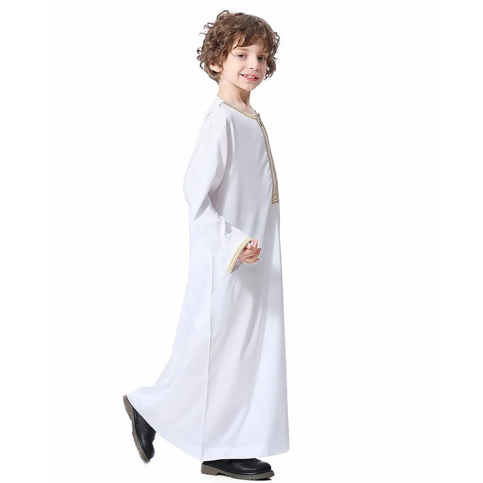 Summer Muslim Kids Robe - Meesal