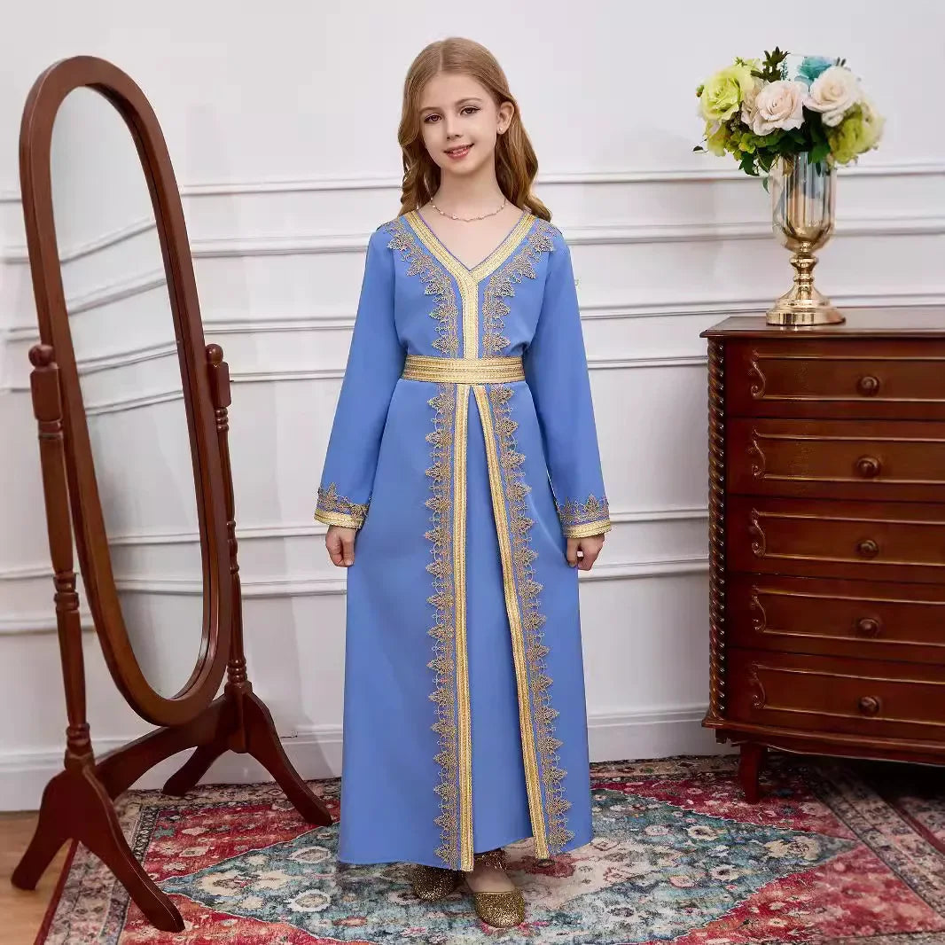Muslim Kid Girls Dress - Meesal