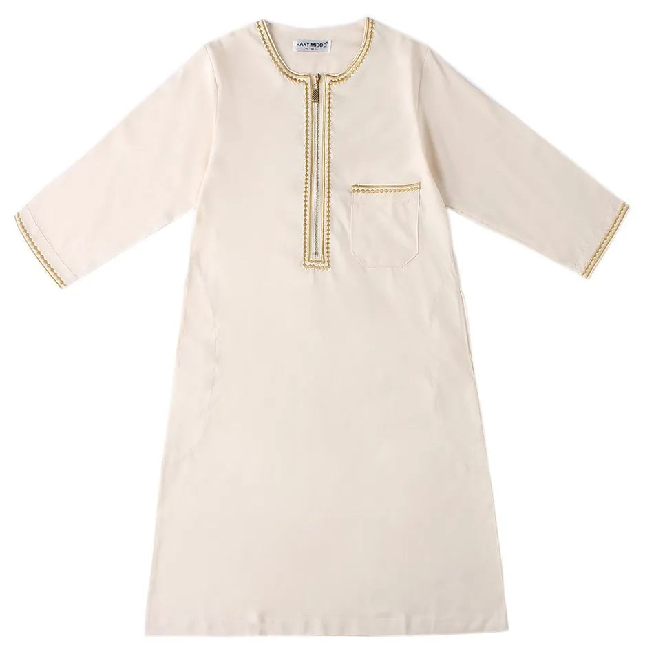 Summer Muslim Kids Robe - Meesal