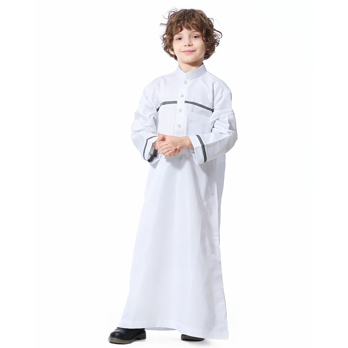 Lightweight Kids' Jubba Thobe - Meesal
