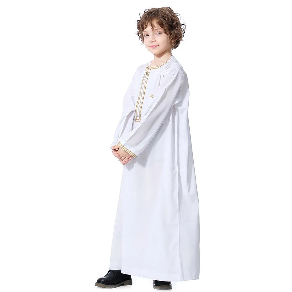 Summer Muslim Kids Robe - Meesal