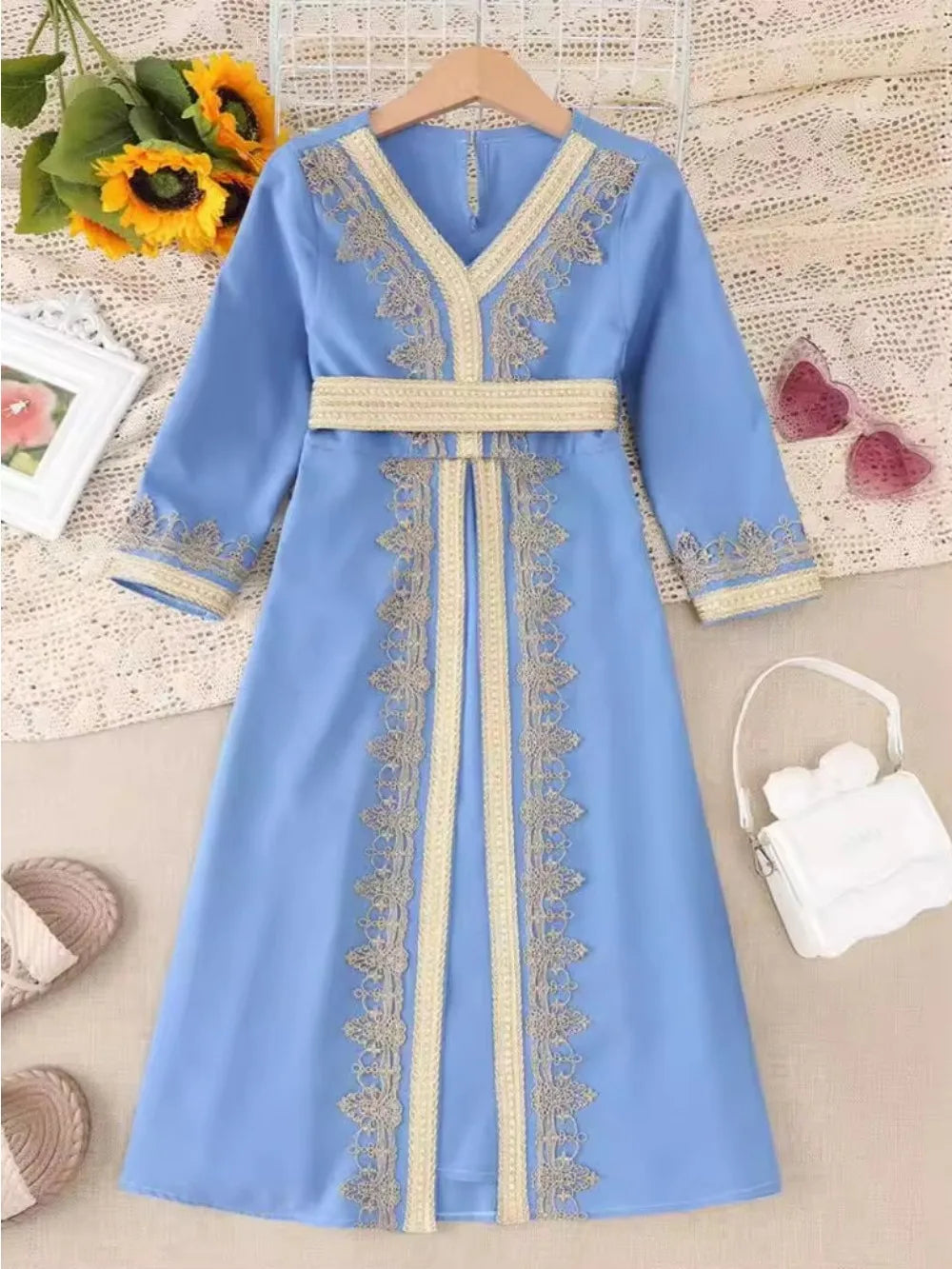 Muslim Kid Girls Dress - Meesal
