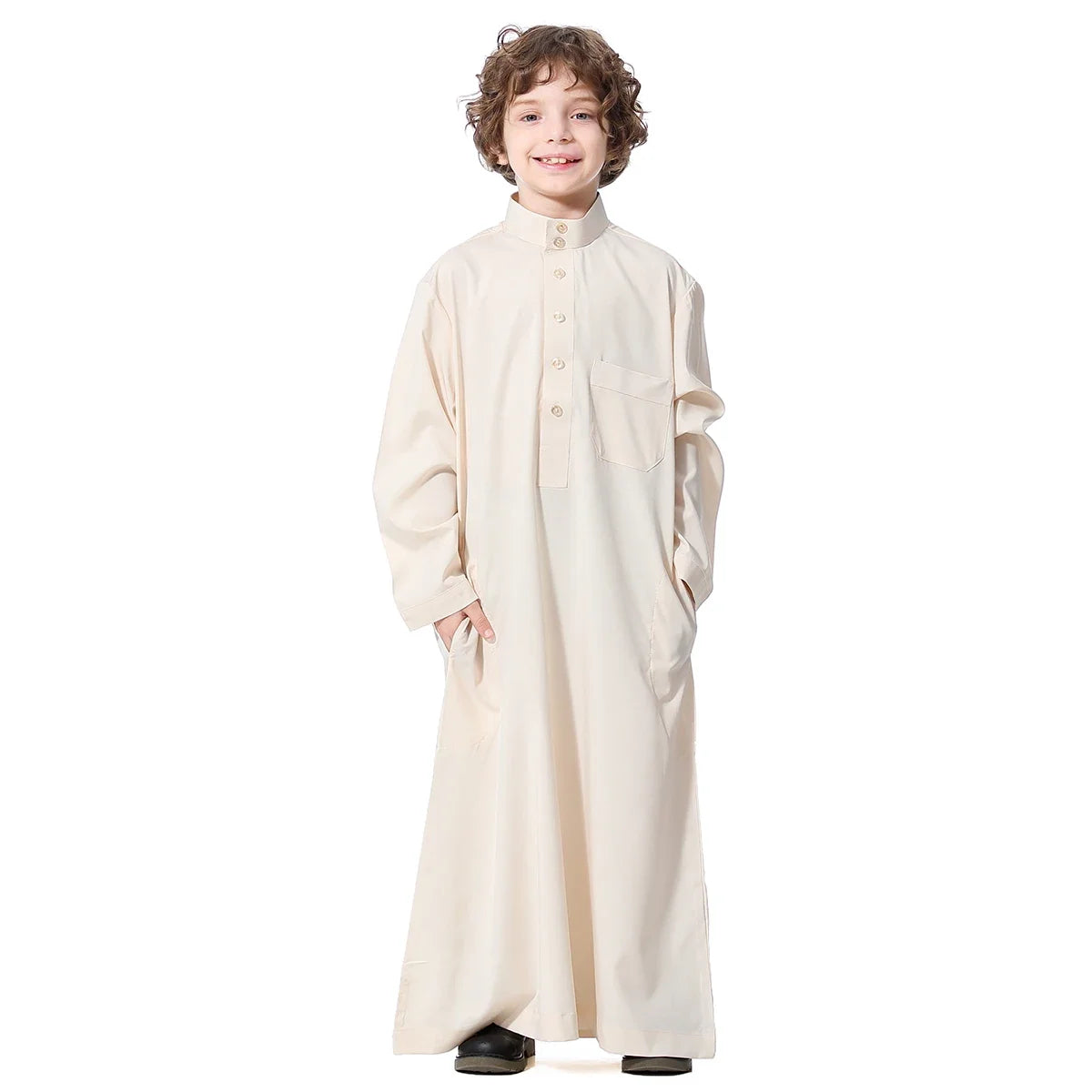 Lightweight Kids' Jubba Thobe - Meesal