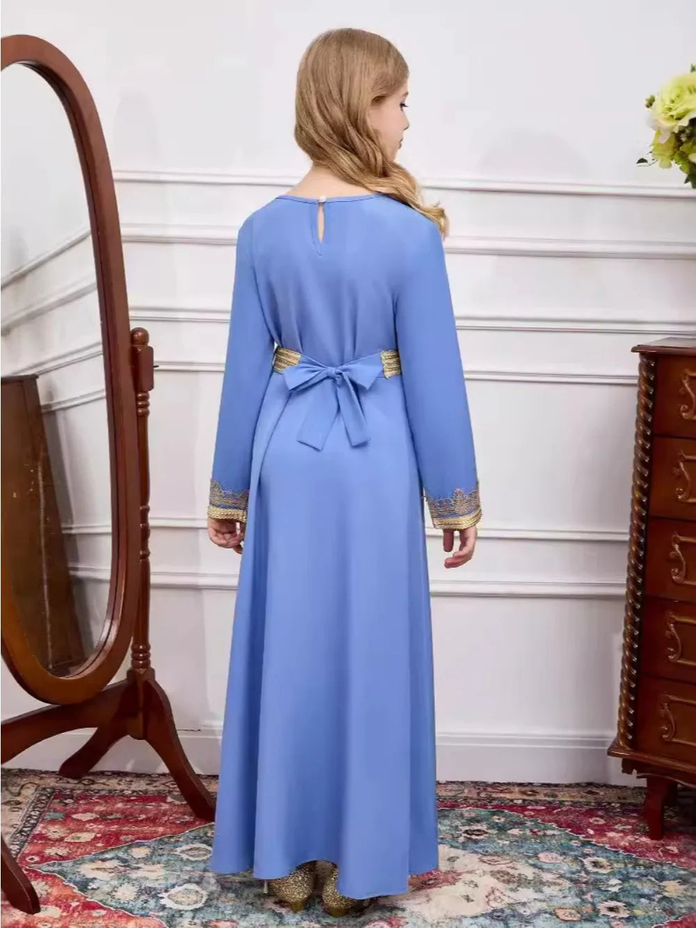 Muslim Kid Girls Dress - Meesal