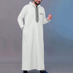 Moroccan Hooded Long Robe - Meesal