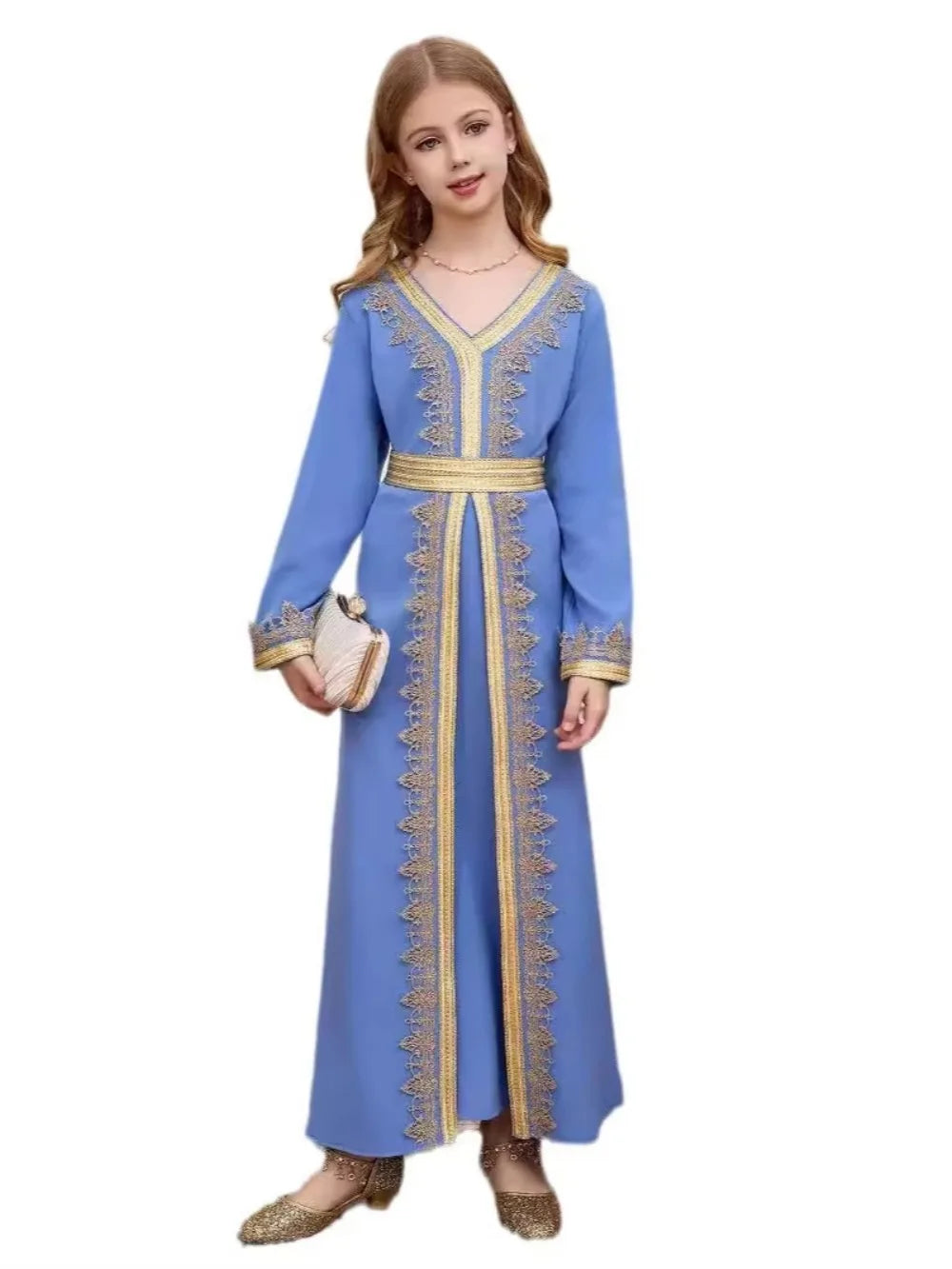 Muslim Kid Girls Dress - Meesal