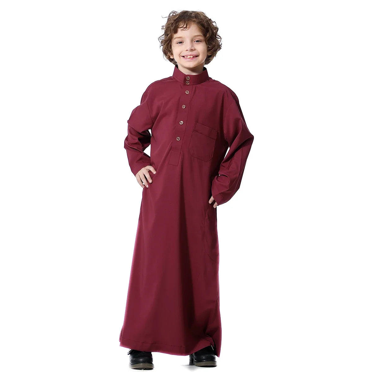 Lightweight Kids' Jubba Thobe - Meesal