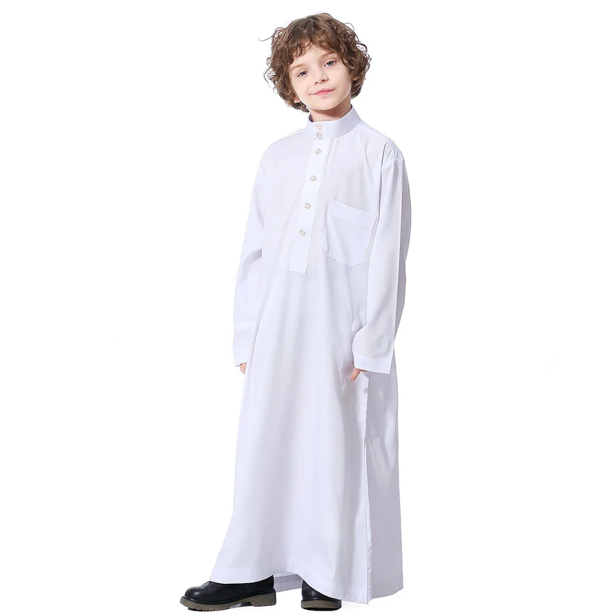 Lightweight Kids' Jubba Thobe - Meesal