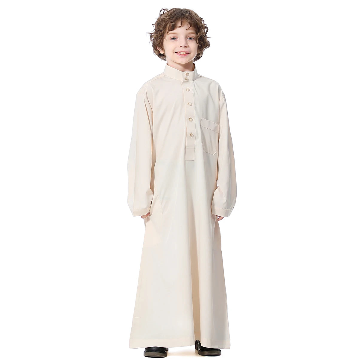 Lightweight Kids' Jubba Thobe - Meesal