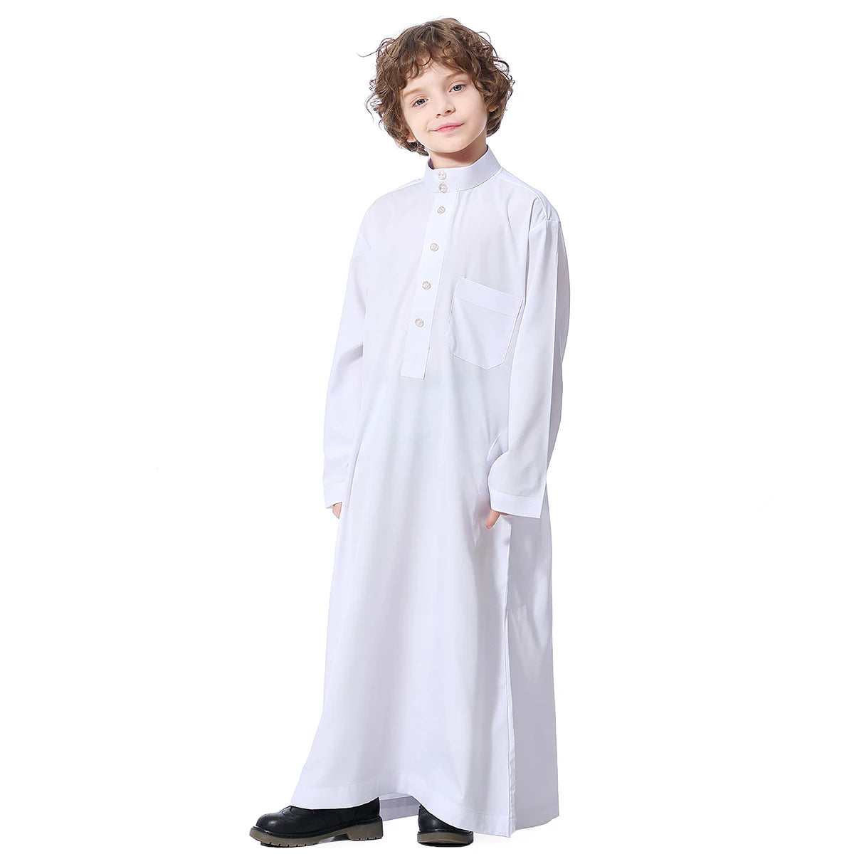 Lightweight Kids' Jubba Thobe - Meesal