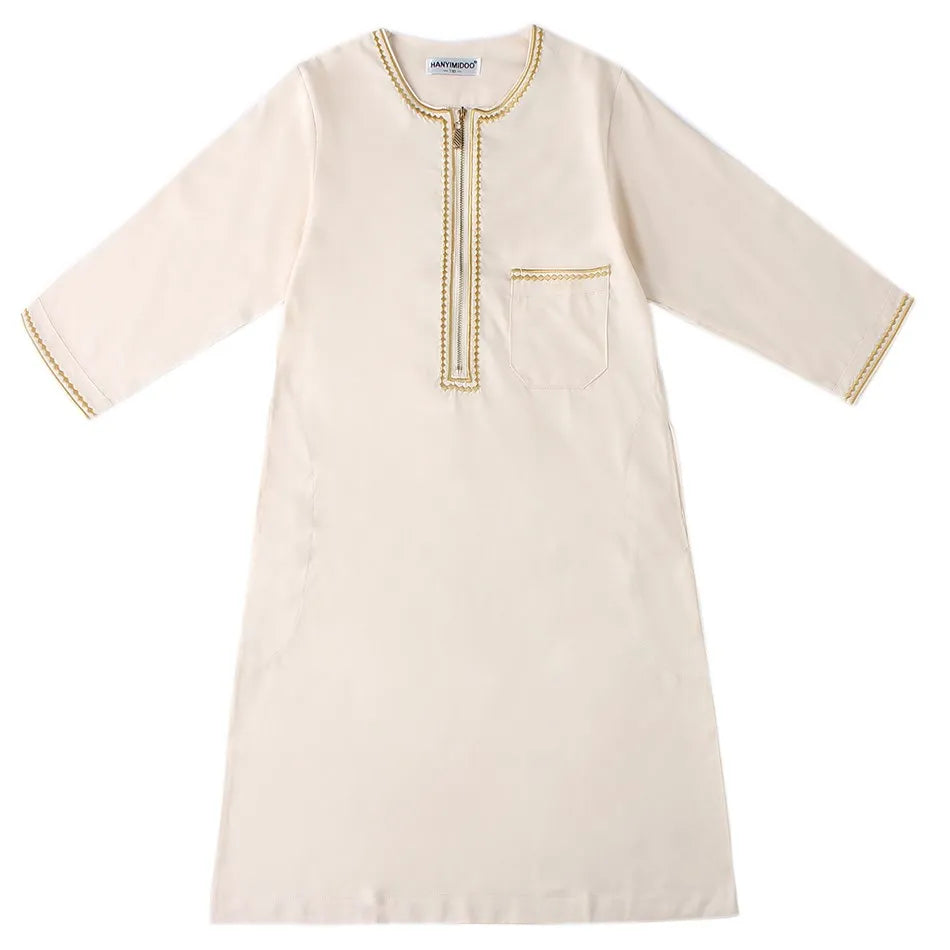 Summer Muslim Kids Robe - Meesal
