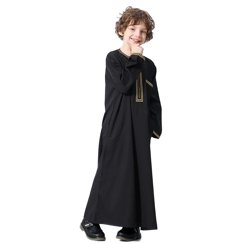 Summer Muslim Kids Robe - Meesal