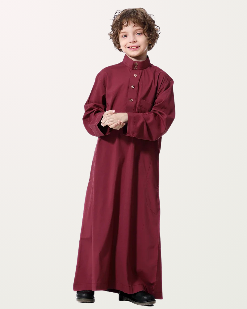 Lightweight Kids' Jubba Thobe - Meesal