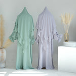 Middle East Dubai Turkey Solid Color Dress Leisure - Meesal