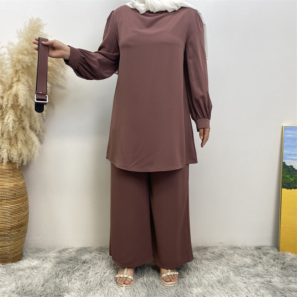 Middle East Dubai Loose Casual Muslim Suit - Meesal